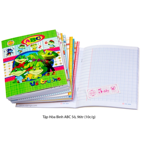 Tập Hòa Bình ABC 5ô ly, 96tr (10c/g)