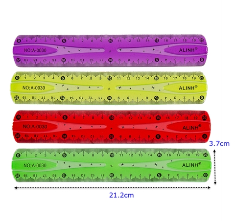 Thước 20cm, dẻo BC-0020, A-0030