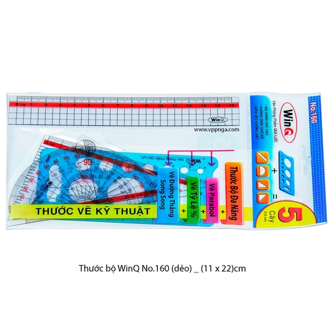 Thước bộ WinQ, T-160 (dẻo)