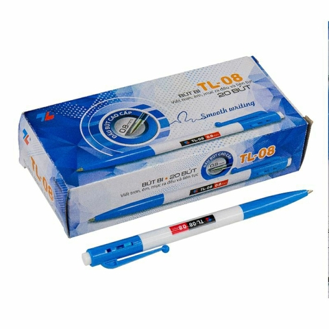 Viết bi bấm TL-08, đỏ