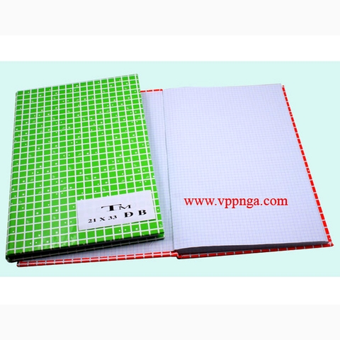 Sổ carô TM (21x33)cm, dày ĐB