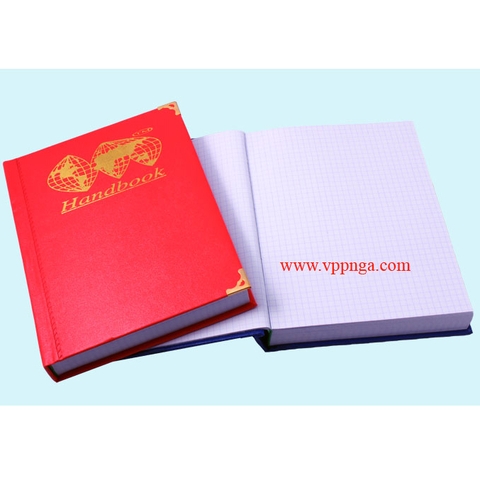 Sổ da Handbook TM (16x20.5)cm, dày ĐB (426tr)