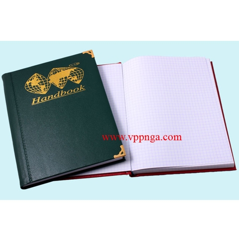 Sổ da Handbook TM (16x20.5)cm, dày (200tr)