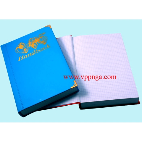 Sổ da Handbook TM (16x23.5)cm, dài {dày nhất} (580tr)