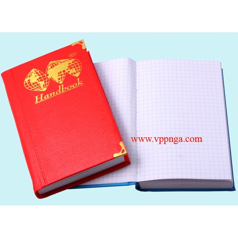 Sổ da Handbook TM (10x16)cm, nhỏ ĐB (366tr)