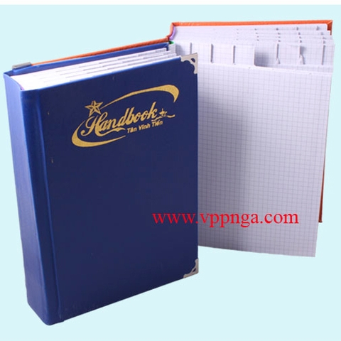 Sổ da Handbook TVT (16x22.5)cm, 1000tr (810tr)