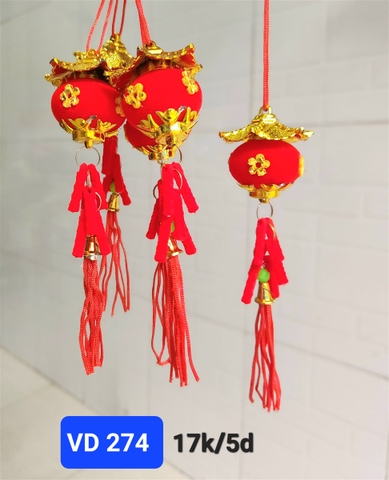 Đèn nóc nhà 30mm + pháo nhung _5d/b (VD274) (2561274) (HÀNG NEW 2025)