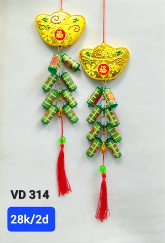 Vàng hộp 8cm dây bánh tét _2d/b (VD314) (2561314) (HÀNG NEW 2025)