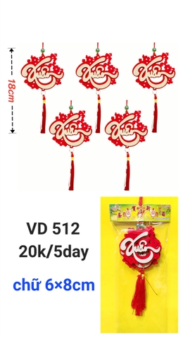 Chữ xuân 8cm _5d/b (VD512) (2561512) (HÀNG NEW 2025)