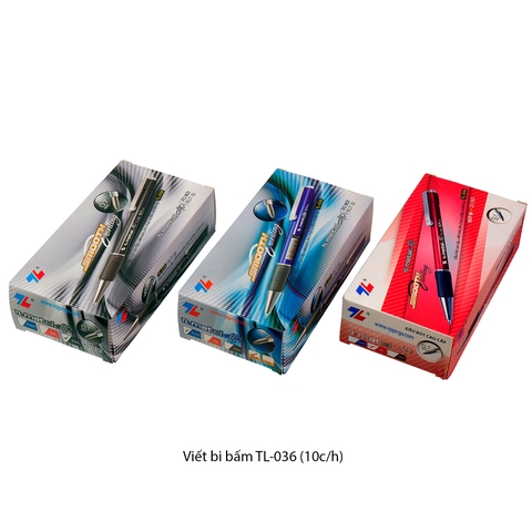 Viết bi bấm TL-036 (20c/h), đỏ