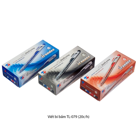 Viết bi bấm TL-079, (20c/h), đỏ