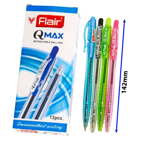 Viết bi bấm Flair Q-Max ( 12c/h ) đỏ