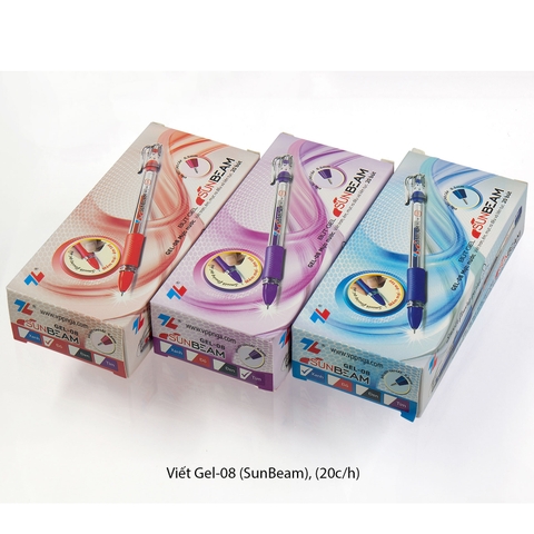 Viết Gel-08 (SunBeam) (20c/h), đen