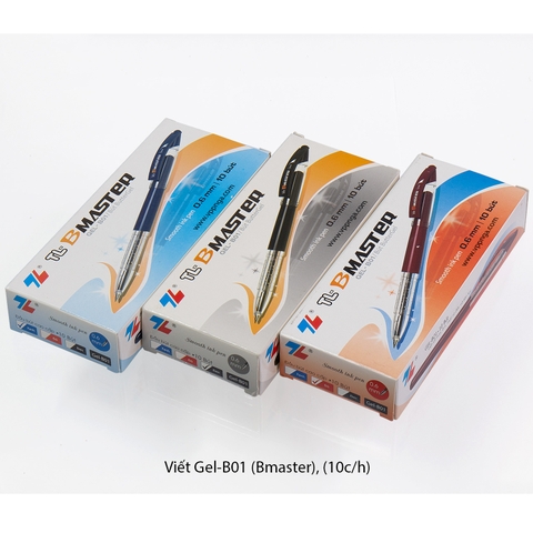 Viết Gel*-B01 (Bmaster) {10c/h}, đen