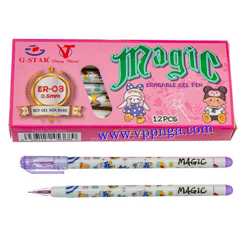 Viết Gel xóa G-Star ER-03 (12c/h), xanh