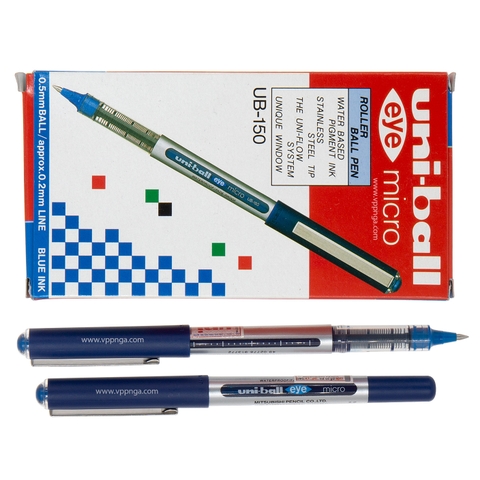 Bút nước Rollerball Uni-ball UB-150, đen