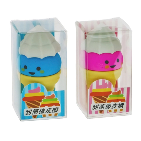 Gôm tẩy bút chì hình kem ốc quế Tochain No.E2337 (1 Cục)