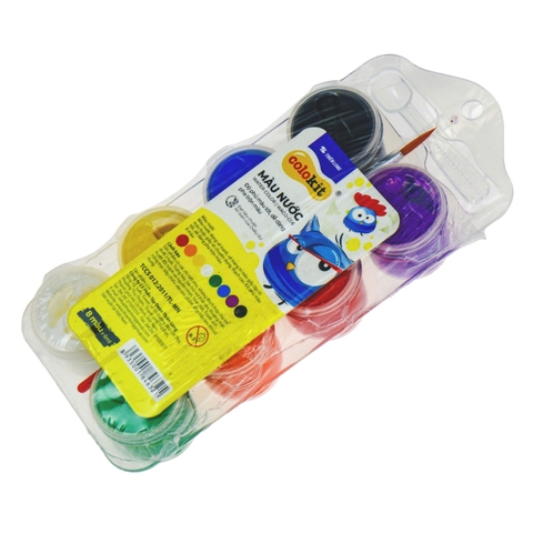 Màu vẽ Thiên Long TL-WACO-C06, 8 màu