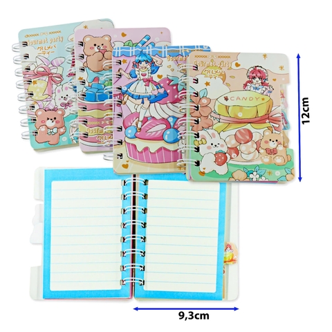 Sổ lò xo hình 100K (nhiều mẫu) (9.5x12)cm (01441)