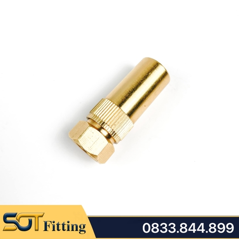 Béc Rửa Xe Tăng Áp Đồng Thau Ren Trong 13 Lắp Đặt Vệ Sinh Xe, Sàn Nhà, Tưới Cây - Điều Chỉnh Tia Nước