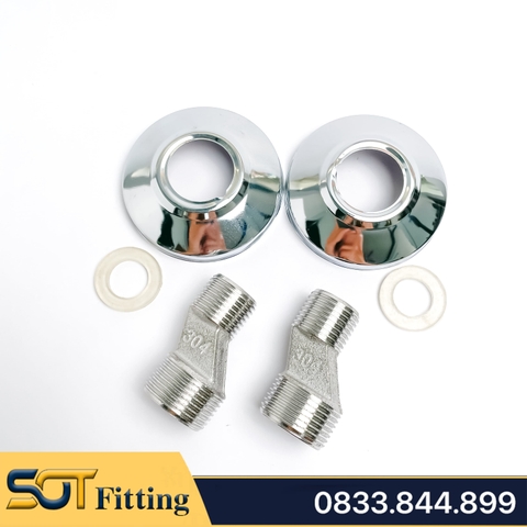 Chân Sen Inox 304 Kết Nối Vòi Nóng Lạnh – Chất Lượng Cao Cho Mọi Công Trình