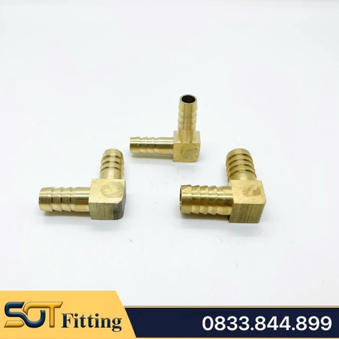 Co / Cong 90 Độ 2 Đầu Đuôi Chuột Nối Lòng Trong Ống - Đồng Thau