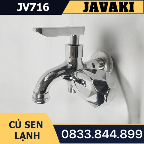 Củ Sen Tắm JV716 Thân Lớn Đồng Thau Mạ Crom Javaki Dùng Nước Lạnh | Đẳng Cấp Và Sang Trọng