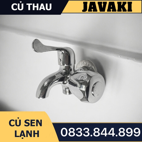 Củ Sen Tắm Nước Lạnh Đồng Thau Mạ Crom Javaki | Nâng Tầm Đẳng Cấp Cho Phòng Tắm