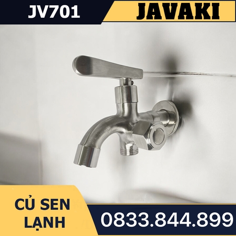 Củ Sen Tắm JV701 Nước Lạnh SUS 304 Javaki  | Bền Bỉ Và Sang Trọng Cho Phòng Tắm