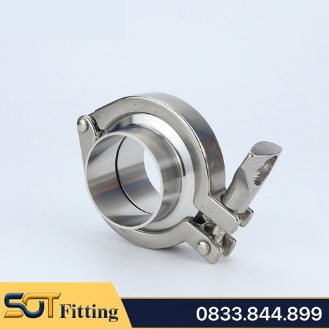 Cùm Kẹp Ống Vi Sinh Clamp Inox 304 Nối Nhanh Camlock