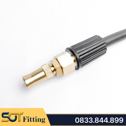 Đầu Phun Nước Điều Chỉnh Kết Nối Dây Ren 22 - Dùng Cho Máy Rửa Xe Áp Lực Cao