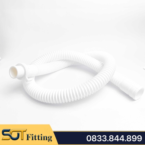 Dây Xả Nước Máy Giặt Bằng Nhựa Màu Trắng - Dài 60cm hoặc 120cm