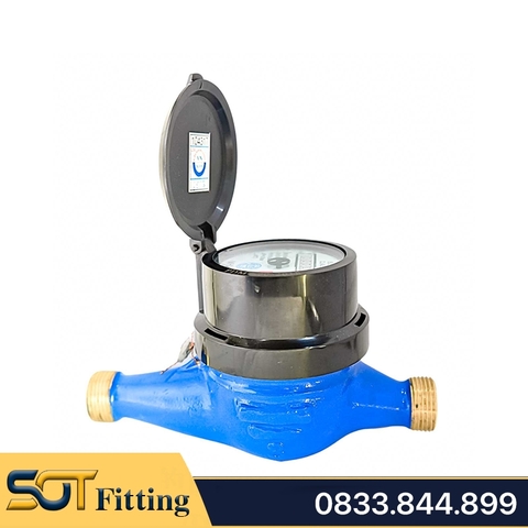 Đồng Hồ Nước Thân Đồng MHV - Water Meter, Brass Body