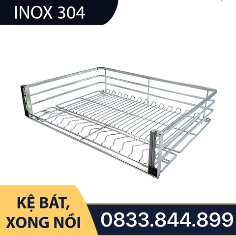 Giá Xoong Nồi Gắn Cánh 3 Mặt SUS 304 Mờ - Thương Hiệu Tủ Bếp Camryn