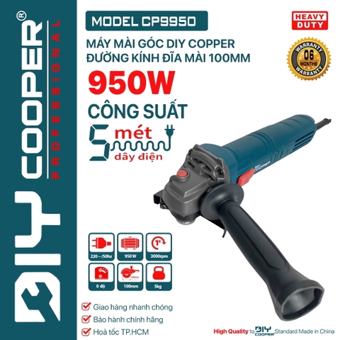 Máy Mài Góc DIY Cooper Model CP9950 | Công Suất 950W