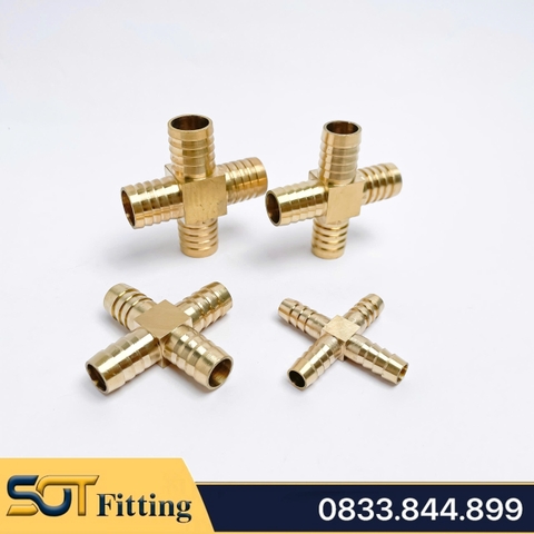 Nối Chữ Thập / Ngã 4 Đầu Đuôi Chuột - Kết Nối Vững Chắc Cho Ống Mềm