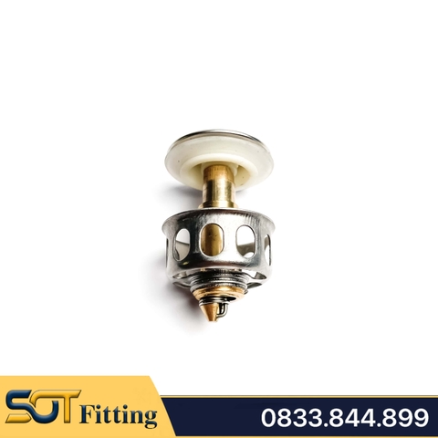 Nút Nhấn Xả Ruột Gà cho Chậu Rửa Mặt Lavabo