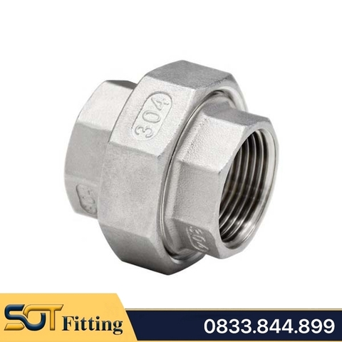 Đầu Nối Rắc Co Ren Trong Inox 304: Độ Bền Cao, Chống Ăn Mòn Tối Ưu