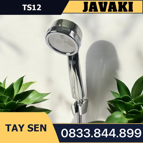 Tay TS12 Phun Sương Nhựa Crom Lắp Vào Củ Sen Tắm - Thương Hiệu JAVAKI