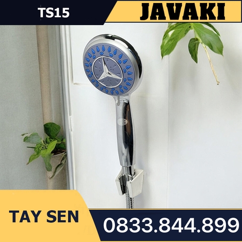 Tay TS15 Nhựa Crom Tùy Chỉnh 3 Chế Độ Lắp Vào Củ Sen Tắm - Thương Hiệu JAVAKI