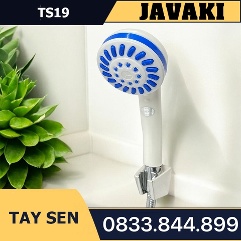 Tay TS19 Nhựa Trắng Giá Rẻ Lắp Vào Củ Sen Tắm - Thương Hiệu JAVAKI