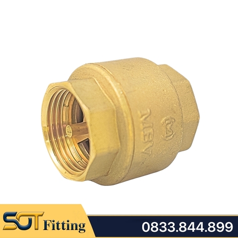 Van 1 Chiều Đồng Lò Xo MBV - Brass Spring Check Valve