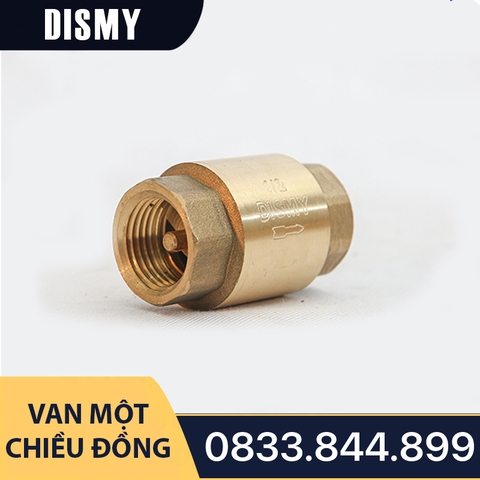Van 1 Chiều Lò Xo Ren Đồng DISMY PN16 / Copper Threaded One - Way Valve