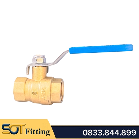 Van Bi Tay Gạt Đồng MBV Tay Gạt Inox - Brass Ball Valve With Lever Handle