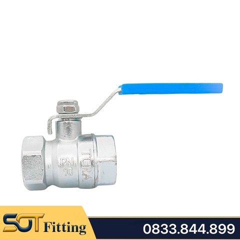 Van Bi Hợp Kim Kẽm TURA Tay Gạt - Zinc Alloy Plated Valve With Lever Handle