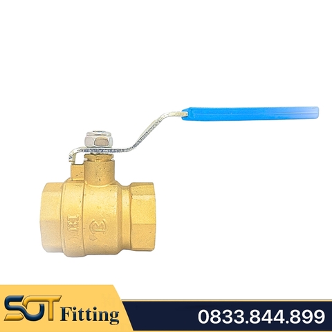 Van Bi Tay Gạt Đồng MH Tay Gạt Inox - Brass Ball Valve With Lever Handle