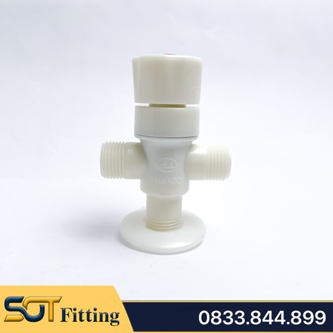 Van T Chia 3 Dòng Nước Bằng Nhựa, Van Giảm Áp Nhựa Ren 21 Lắp Đặt Bồn Cầu, Vòi Xịt
