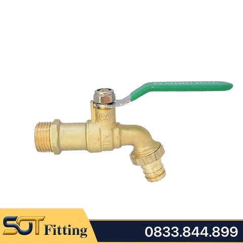 Vòi Đồng MH Tay Gạt Inox - Brass Taps With Stainless Steel Lever Handle