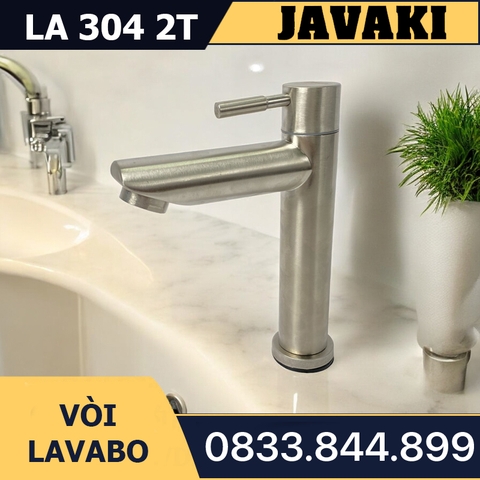 Vòi Lavabo Cao 20cm SUS 304 Dùng Nước Lạnh Javaki | Thiết Kế Hoàn Hảo Cho Phòng Tắm Tiện Nghi