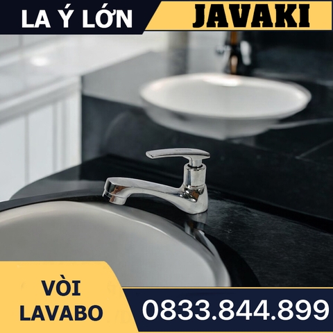 Vòi Lavabo Phong Cách Ý Thân Đồng Mạ Crom Dùng Nước Lạnh Javaki | Tinh Tế Và Bền Bỉ